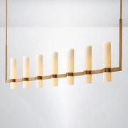 Rasey Milk Linear Glass Chandelier