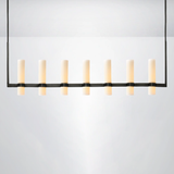 Rasey Milk Linear Glass Chandelier