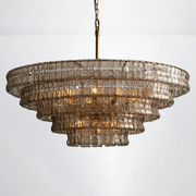 Eicho 4/5-Tier Glass Round Chandelier