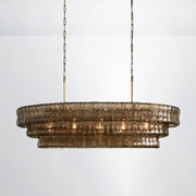 Eicho Glass Oval Chandelier