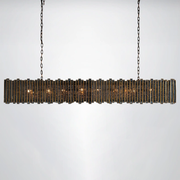 Palette Glass Rectangular Chandelier