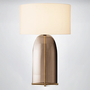 Bloom Amber Glass Table Lamp