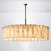 Elamette Alabaster Round Chandelier 48