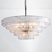 Eicho 4/5-Tier Glass Round Chandelier