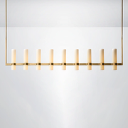 Rasey Milk Linear Glass Chandelier