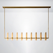 Rasey Milk Linear Glass Chandelier