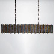 Palette Glass Rectangular Chandelier