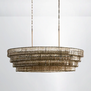 Eicho Glass Oval Chandelier