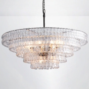 Eicho 4/5-Tier Glass Round Chandelier