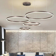 Kora Multi Rings Brown Chandelier