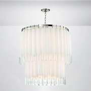 Sage 2-Tier Round Chandelier