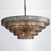 Eicho 4/5-Tier Glass Round Chandelier
