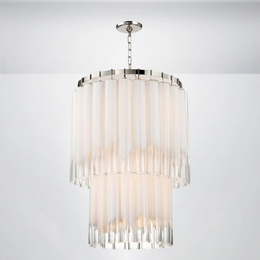 Sage 2-Tier Round Chandelier