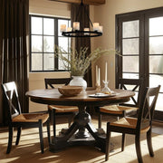 Fusion 6 Light Chandelier Alabaster