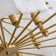 Alabaster Lorry Round Chandelier 20