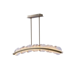 Alabaster Meridian 47 In LED Island