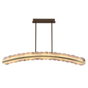 Alabaster Meridian 60 In LED Island