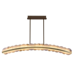 Alabaster Meridian 60 In LED Island