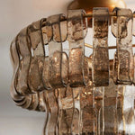 Amor 2-Tier Glass Round Flushmount 18