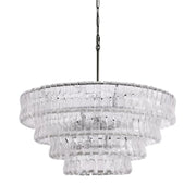 Amor 4-Tier Glass Round Chandelier 36