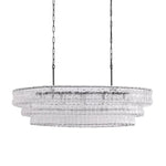 Amor Glass Oval Chandelier 54