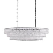 Amor Glass Oval Chandelier 54