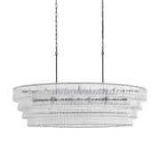 Amor Glass Oval Chandelier 54