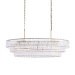 Amor Glass Oval Chandelier 54