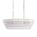 Amor Glass Oval Chandelier 54