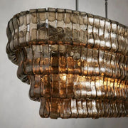 Amor Glass Oval Chandelier 54