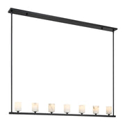 Fusion 7 Light Chandelier Alabaster