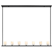 Fusion 7 Light Chandelier Alabaster