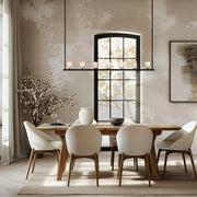 Fusion 7 Light Chandelier Alabaster
