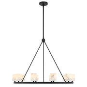 Fusion 12 Light Chandelier Alabaster