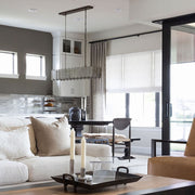 Palette Glass Rectangular Chandelier