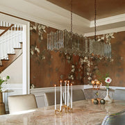 Palette Glass Rectangular Chandelier