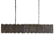 Palette Glass Rectangular Chandelier
