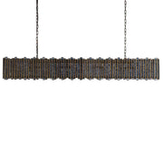 Palette Glass Rectangular Chandelier