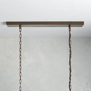 Palette Glass Rectangular Chandelier