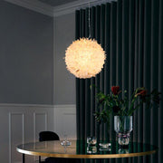 Primary Crystal Cluster Ball Pendant Light