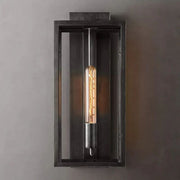 Beckman Outdoor Square Lantern Wall Sconce 18