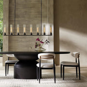 Gagle Glass Linear Chandelier
