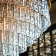 Jasper Glass Round Chandelier