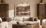 Bratle Clear Glass Mobile Linear Chandelier