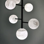 Carol Sphere Delight-Modern Artistic Alabaster Chandelier Light