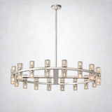 Arcanie Crystal Shades Round Chandelier 36