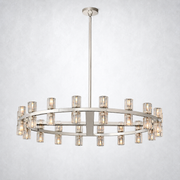 Arcanie Crystal Shades Round Chandelier 36