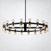 Arcanie Crystal Shades Round Chandelier 36