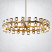 Arcanie Crystal Shades Round Chandelier 48