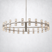 Arcanie Crystal Shades Round Chandelier 48